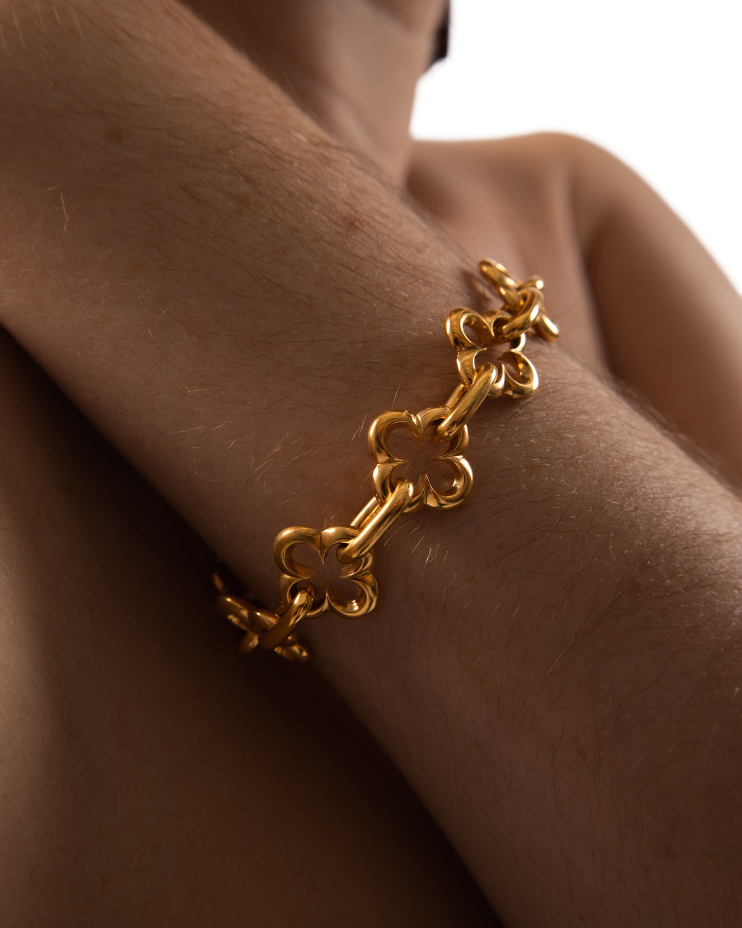 LA FLEUR GOLD PLATED BRACALET